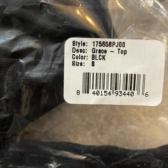 n:PHILANTHROPY Grace Black Cat Top Black Women's Size Small NEW MSRP 148.00 - Picture 6 of 6